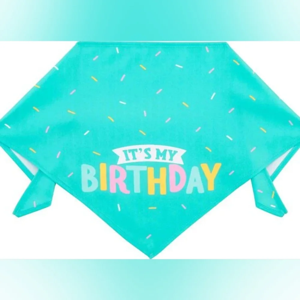 EUC Dog or Cat Birthday Bandanas and Birthday Hats - Size XS/S - Picture 6 of 10